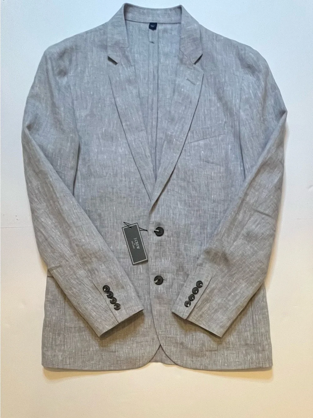 NWT J.Crew Thompson 100% Linen Blazer Gray Men’s 38 Lightweight Summer Sport